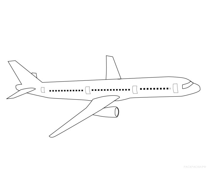 Боинг 737 раскраска