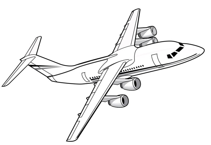 Раскраска самолета Airbus a380