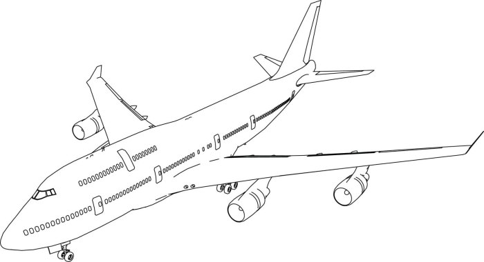 Раскраска самолет Боинг 737 800