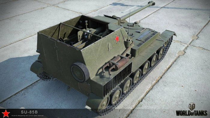 Су-85б в World of Tanks