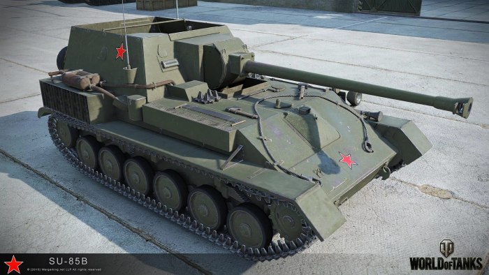 Су-85б в World of Tanks