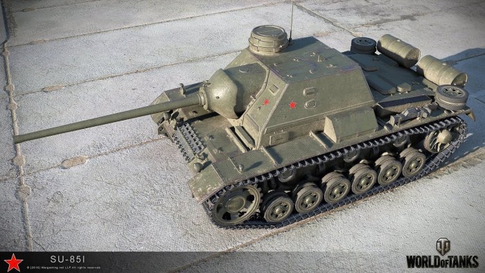 Самоходная пушка Су-85