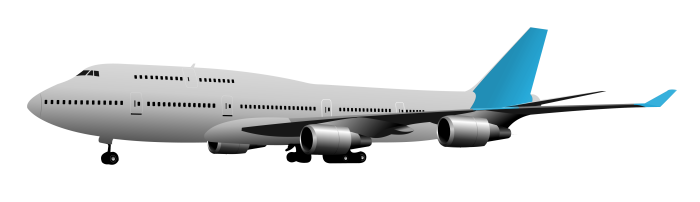 Боинг 747 сбоку