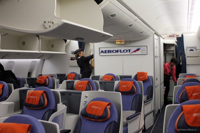 Бизнес класс Аэрофлот 777-300er
