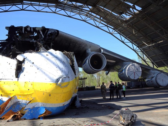 AН 225 Мрия уничтожен
