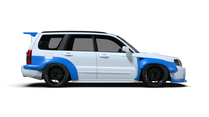 Subaru Forester sg5 vector