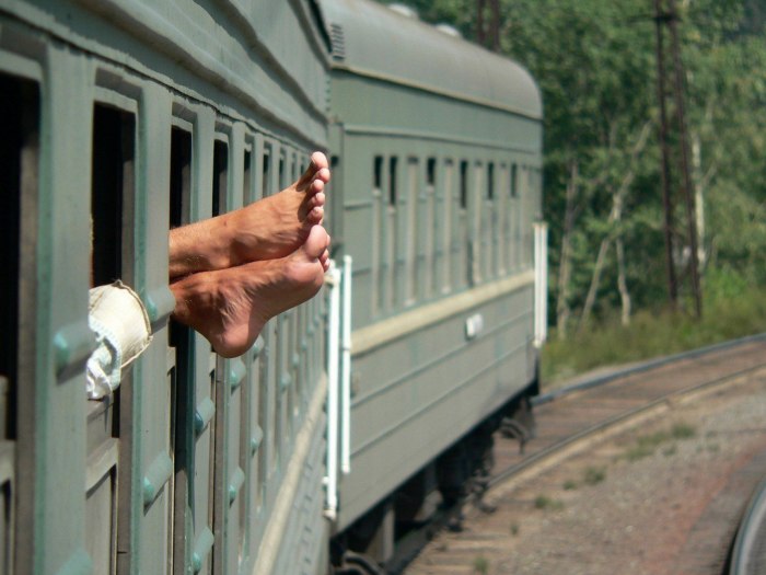 Приколы в поезде