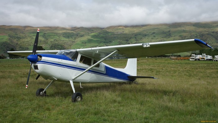 Частный легкомоторный самолет Cessna