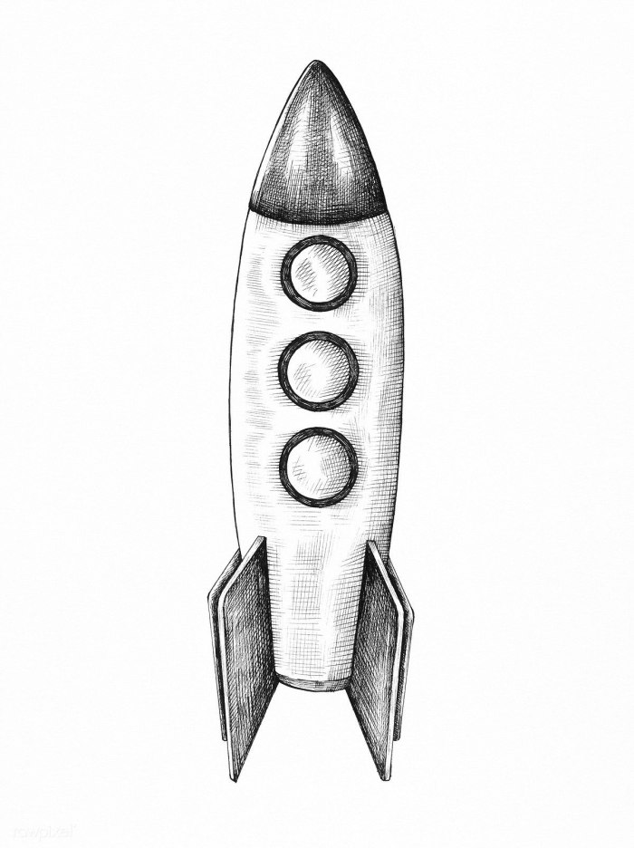 Ракета рисунок