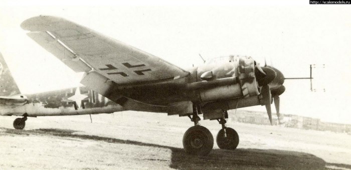Ju 88 g6 двигатель