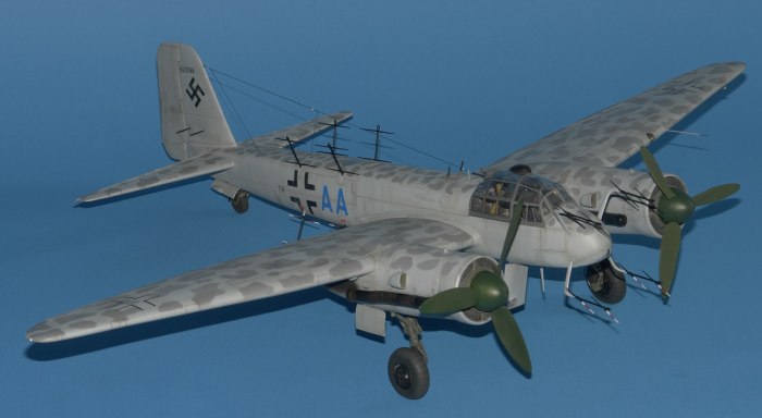 Тяжелый ночной истребитель Юнкерс ju-88 g6