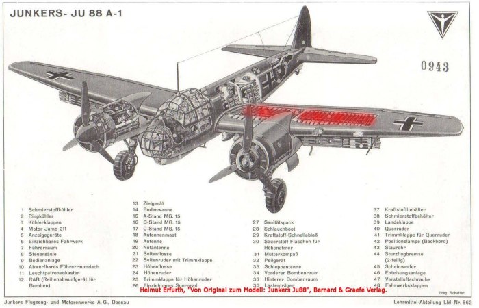 Самолёт Люфтваффе Юнкерс-88