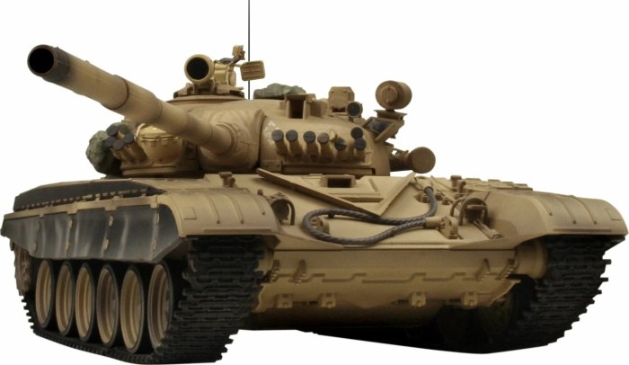 Танк т-72 на радиоуправлении