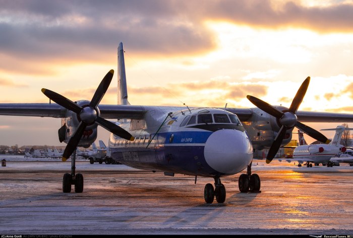 АН-24 РВ пассажирский самолёт
