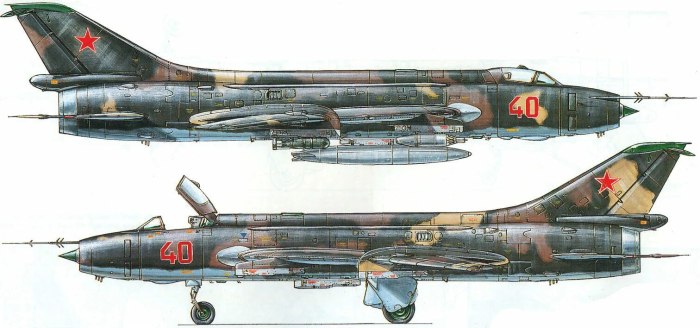 Самолет Су-17м