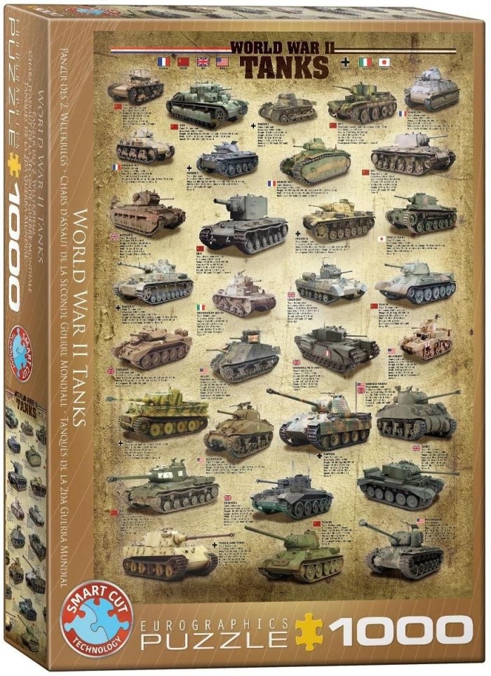 Пазл ворлд оф танк 1000