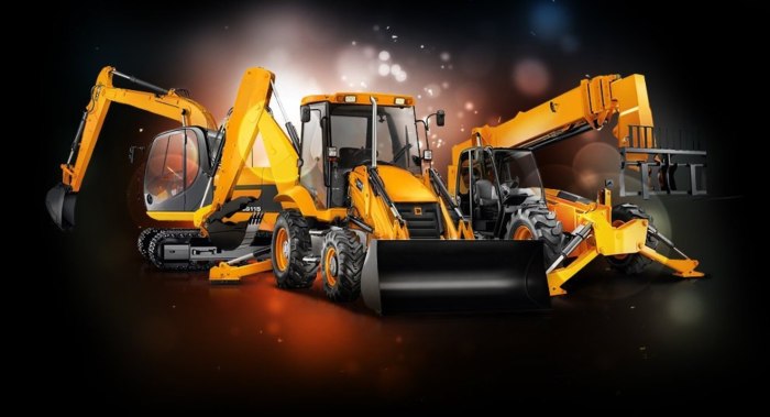 Экскаватор JCB 3cx и самосвал