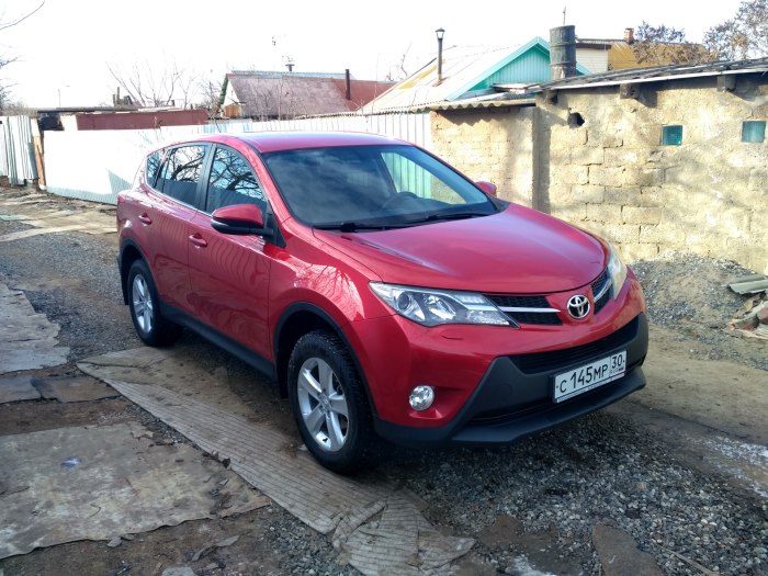 Rav4 красный