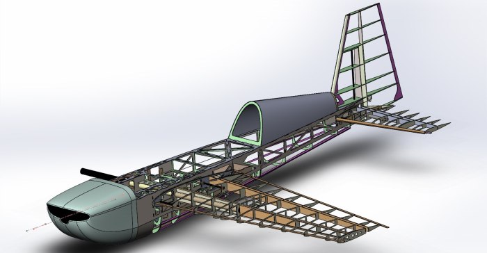 Solidworks фюзеляж