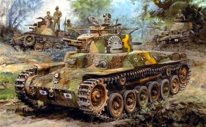 Китайский танк chi ha