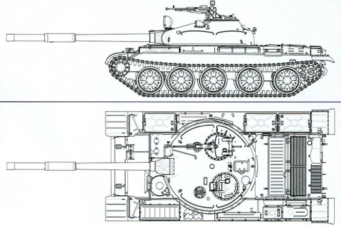 Т-62м-1 чертеж