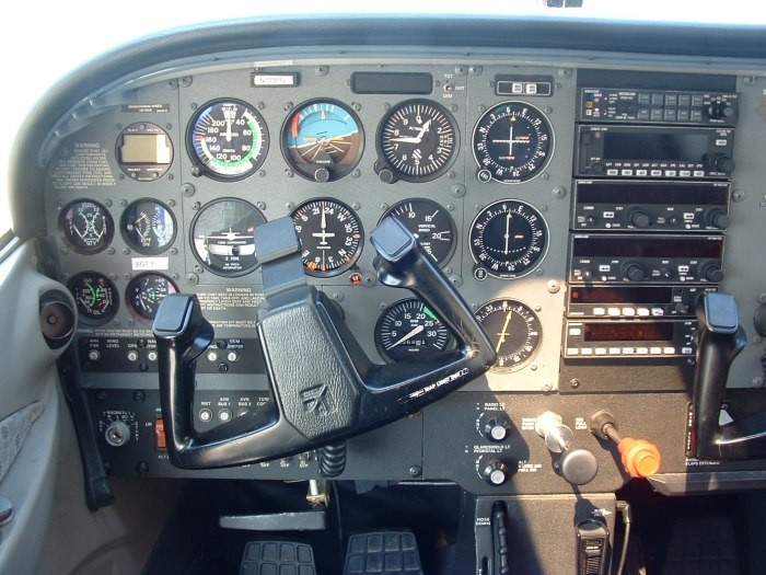 Приборная панель Cessna 172