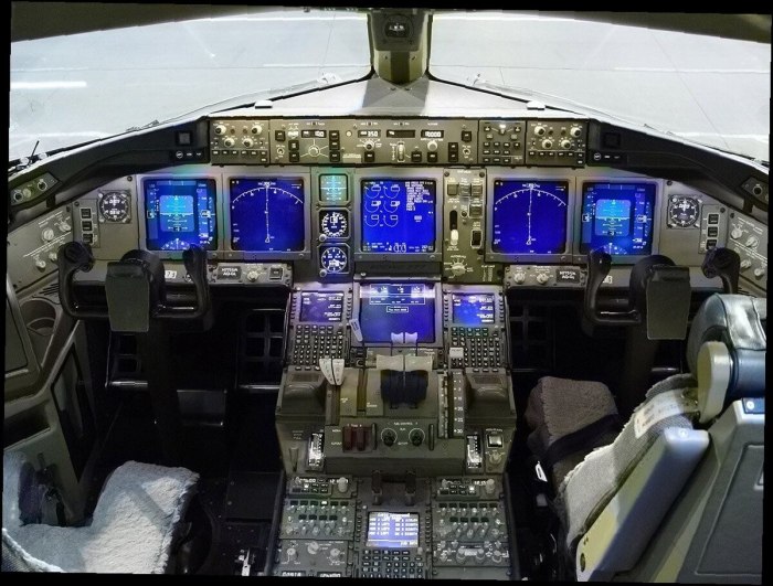 Боинг 777 кабина