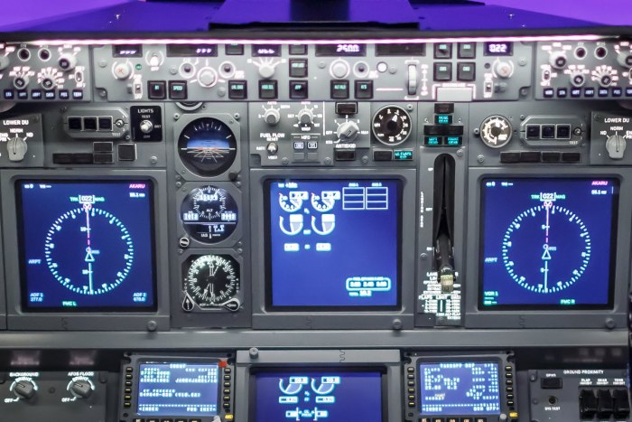 Приборная панель Boeing 737