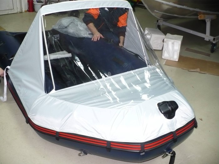 Носовой тент для лодки ПВХ 280