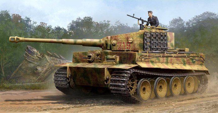 Panzerkampfwagen vi Ausf.h — e, «тигр»