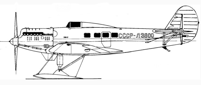 Чертёж самолёта p40