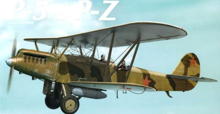 Разведчик биплан р-5