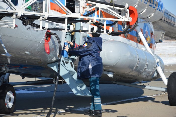 Авиационно-спасательный отряд Хабаровск вертолеты