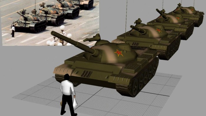 Тяньаньмэнь танк человек