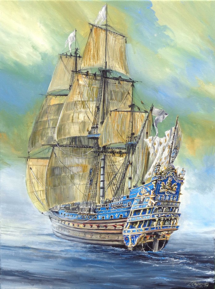 Парусник рисунок