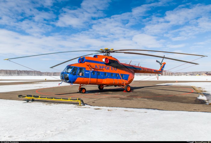 Вертолёт ми-8 т АЭРОГЕО