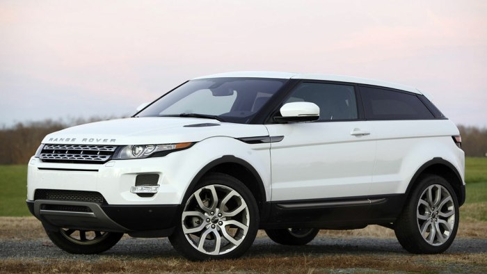 Land Rover Evoque Sport range