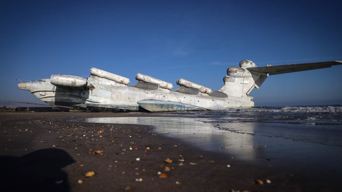 Экраноплан Лунь Дербент 2020