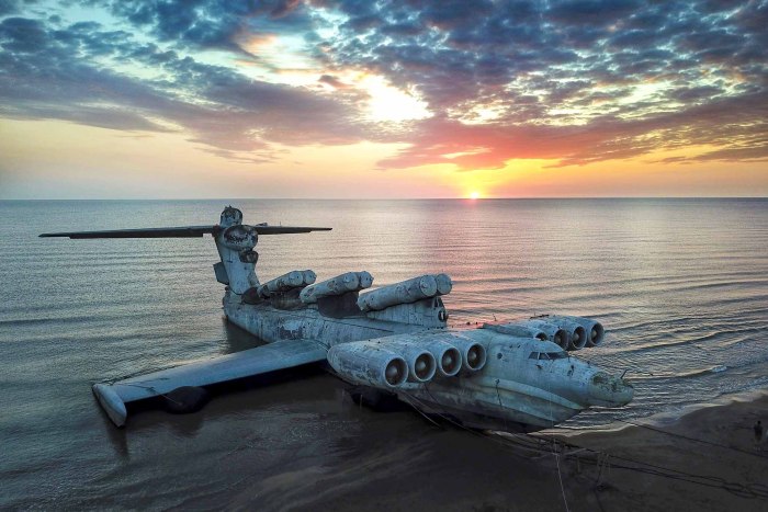 Экраноплан Лунь Дербент 2020