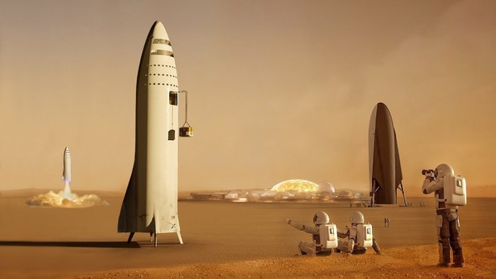 Space x колонизация Марса