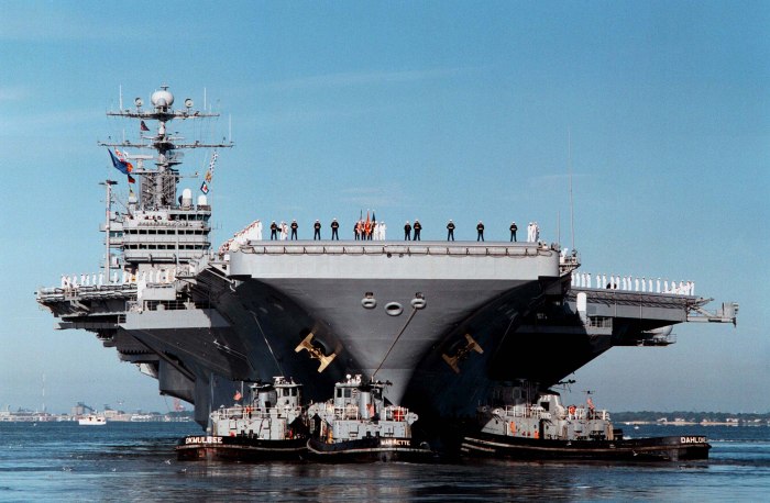 USS George h. w. Bush CVN-77