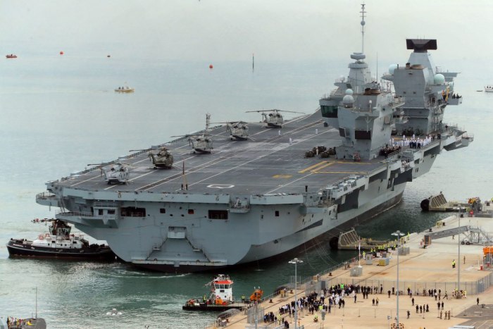 Авианосец Британии HMS Queen Elizabeth