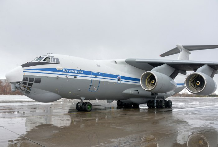 Транспортный самолёт ил-76мд-90а