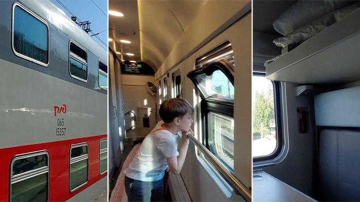 Двухэтажный поезд Орск Москва