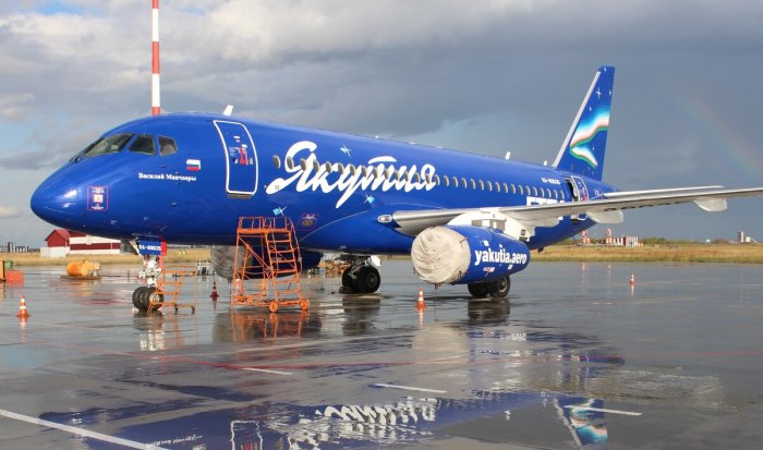 Сухой Суперджет 100 авиакомпания Якутия