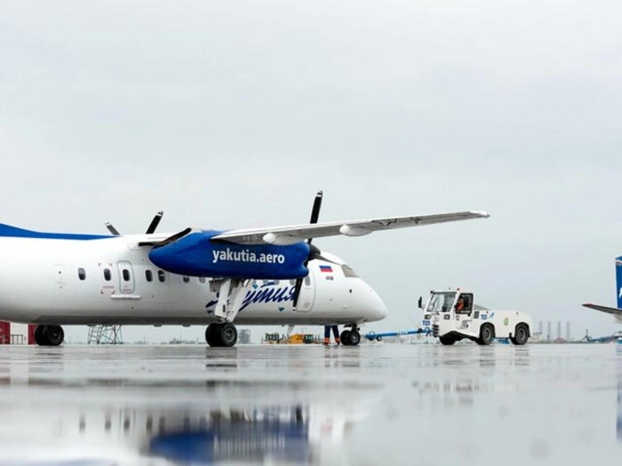 Bombardier Dash 8 q300 Якутия