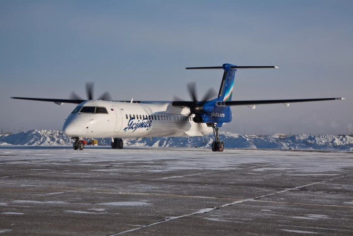 Самолет Bombardier Бомбардье q400