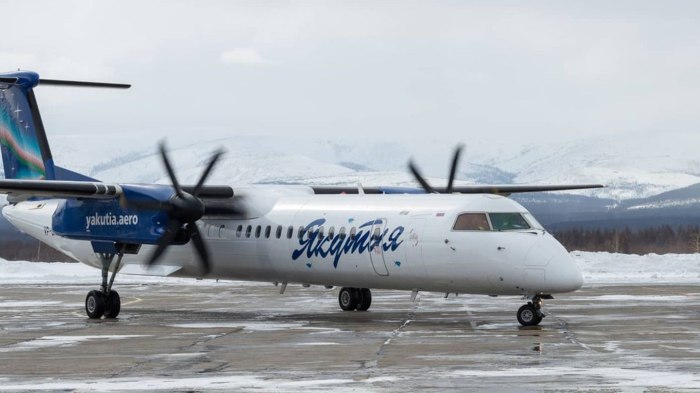 Авиакомпания Якутия Bombardier q300