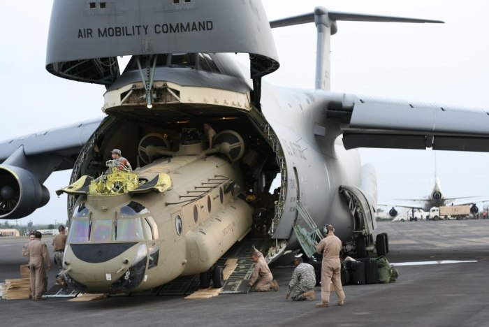 Lockheed c-5 Galaxy самолёты США