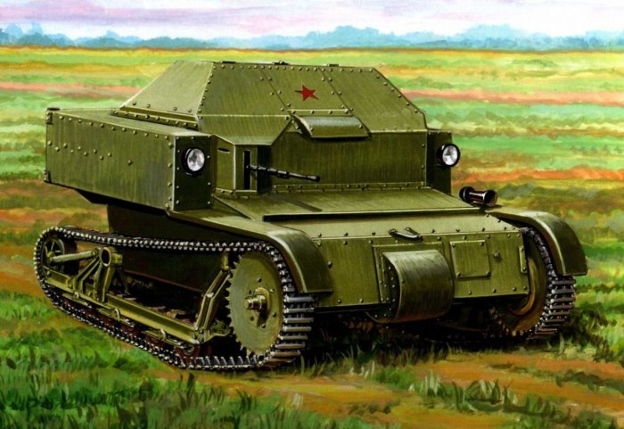 Т 27советский лёгкий танк